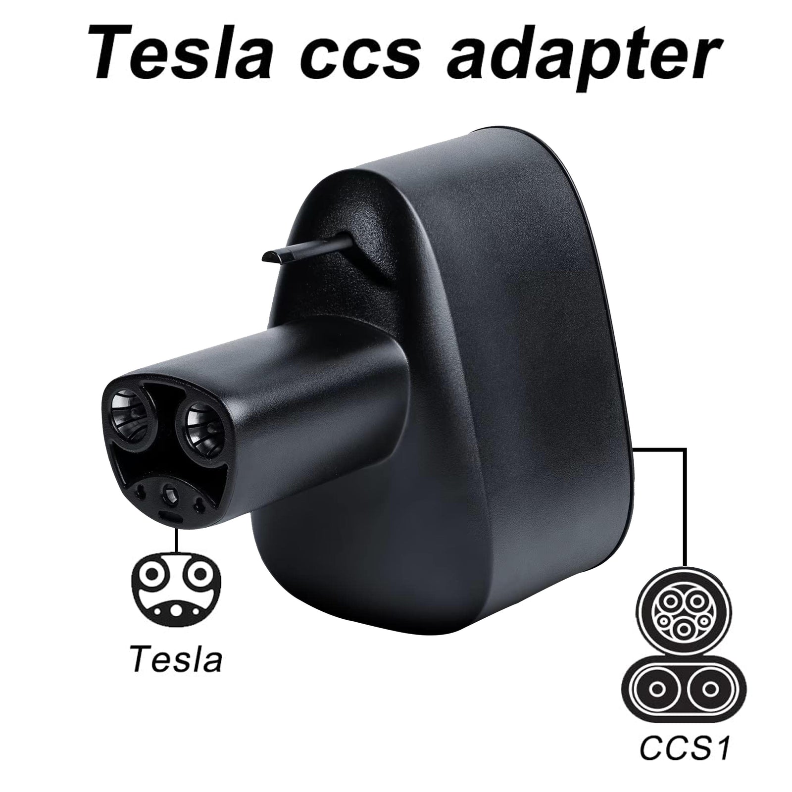 EVBASE Type2 to Tesla EV Adaptor IEC 62196 Socket EVSE Adapter Type 2 to  Tesla Charging