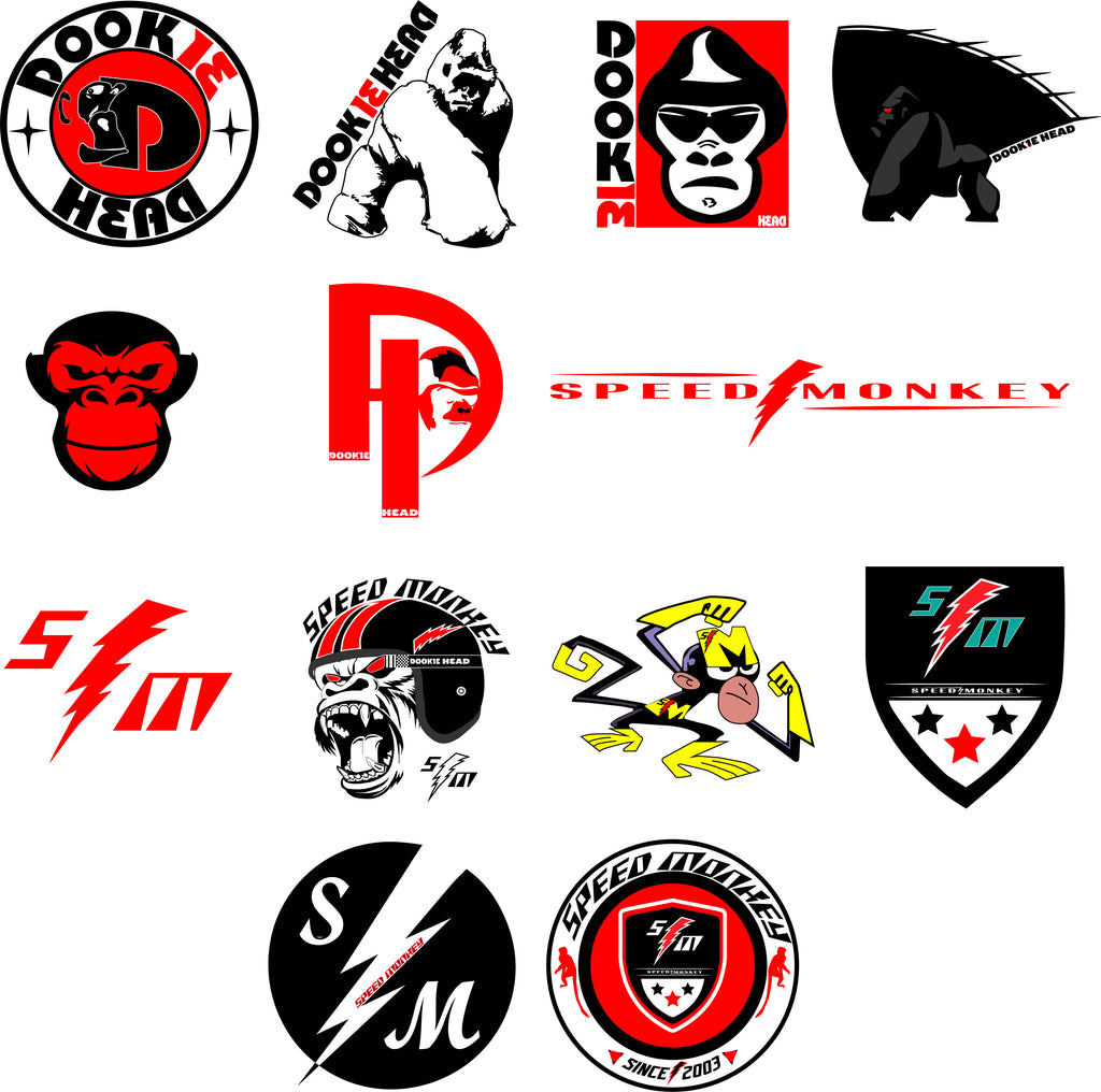 Dookie Head and Speed Monkey Logo History