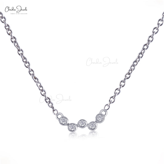 0.51ct Diamond Bezel Necklace – 770 Fine Jewelry