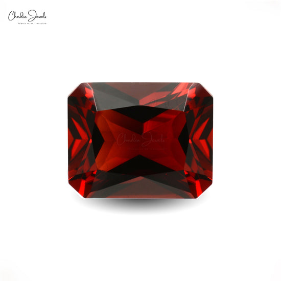 Load image into Gallery viewer, Genuine Mozambique Garnet AAA Emerald Cut Loose Gemstone for Wholesale, 1 Piece
