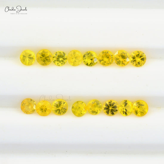 12mm Round Yellow Acrylic Gem Stones (Pack of 300) - Shine Trim