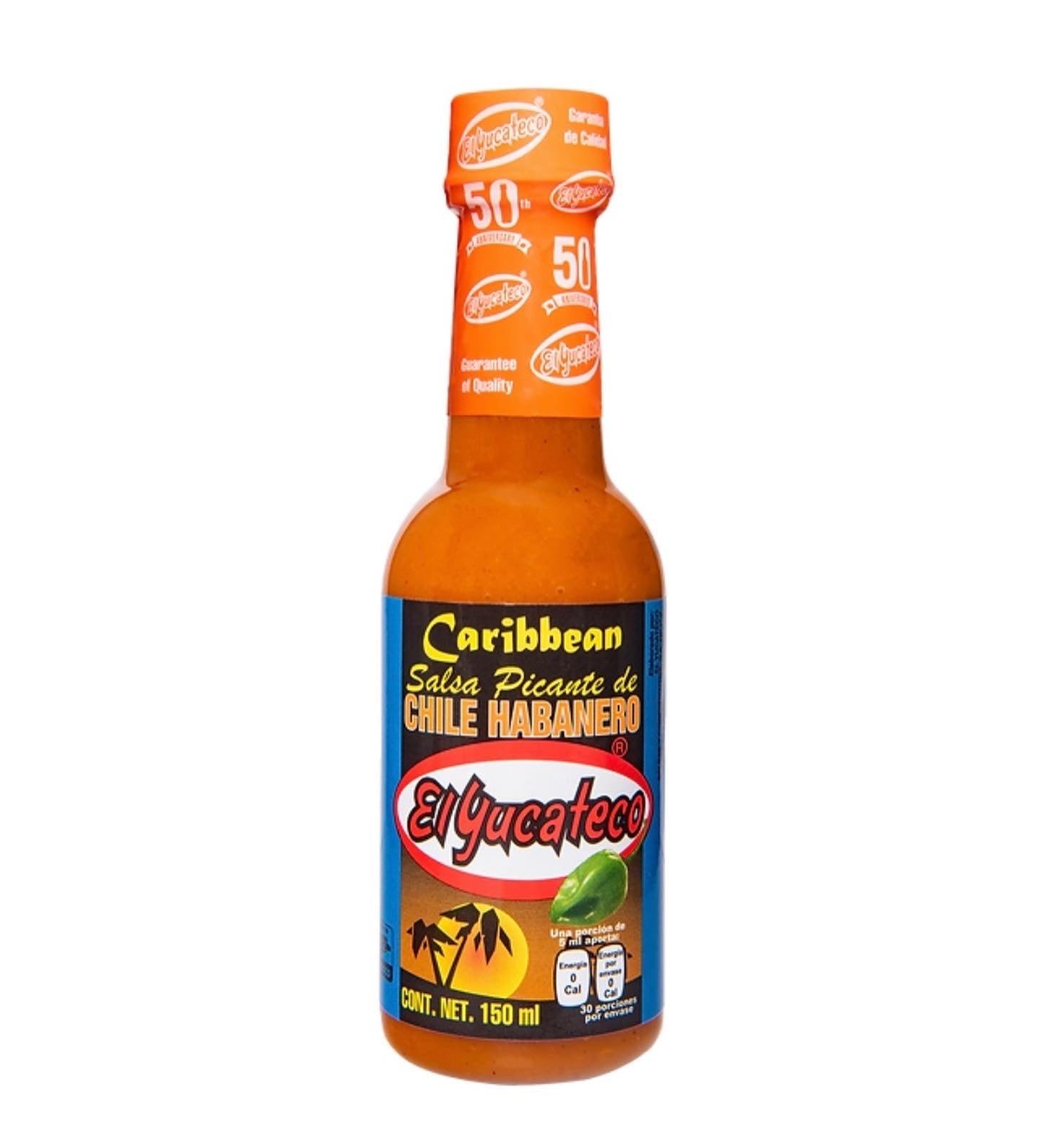 El Yucateco Caribbean Habanero Hot Sauce 120 Ml Bottle Danas Creations 8167