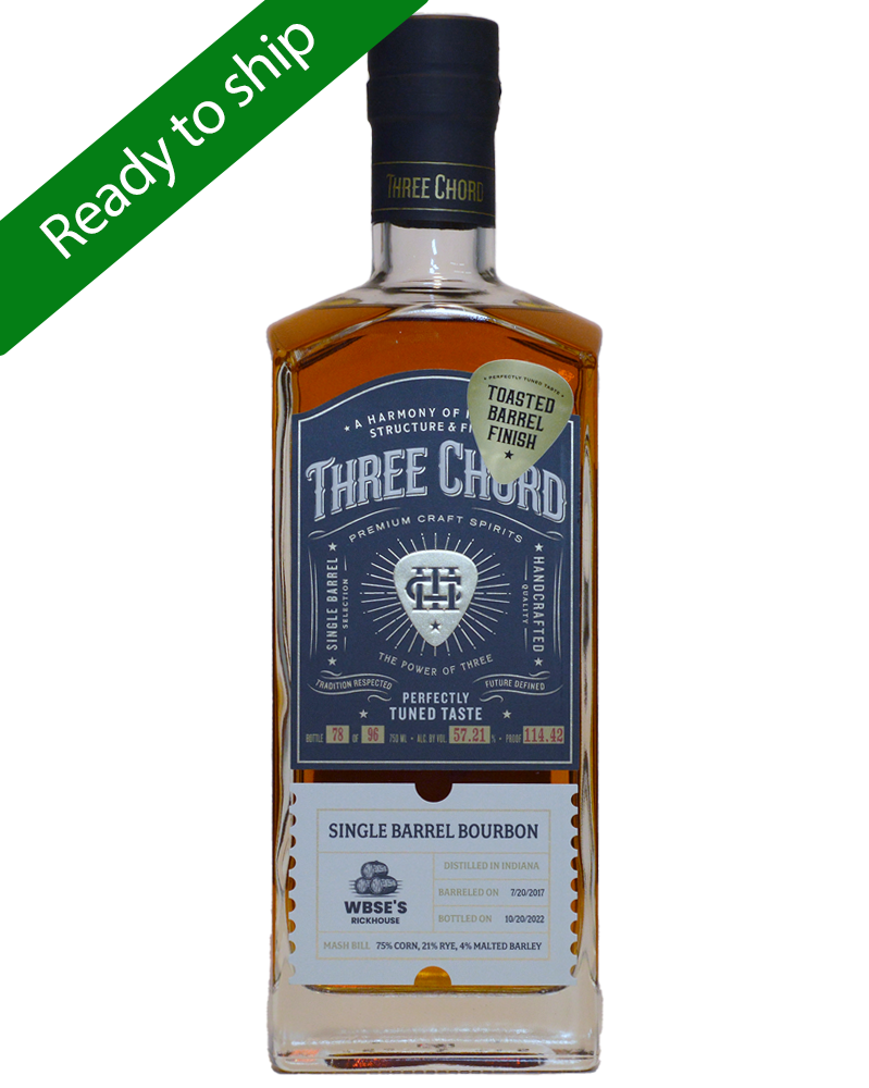 Three Chord Harmony (5-year toasted-finish Bourbon)