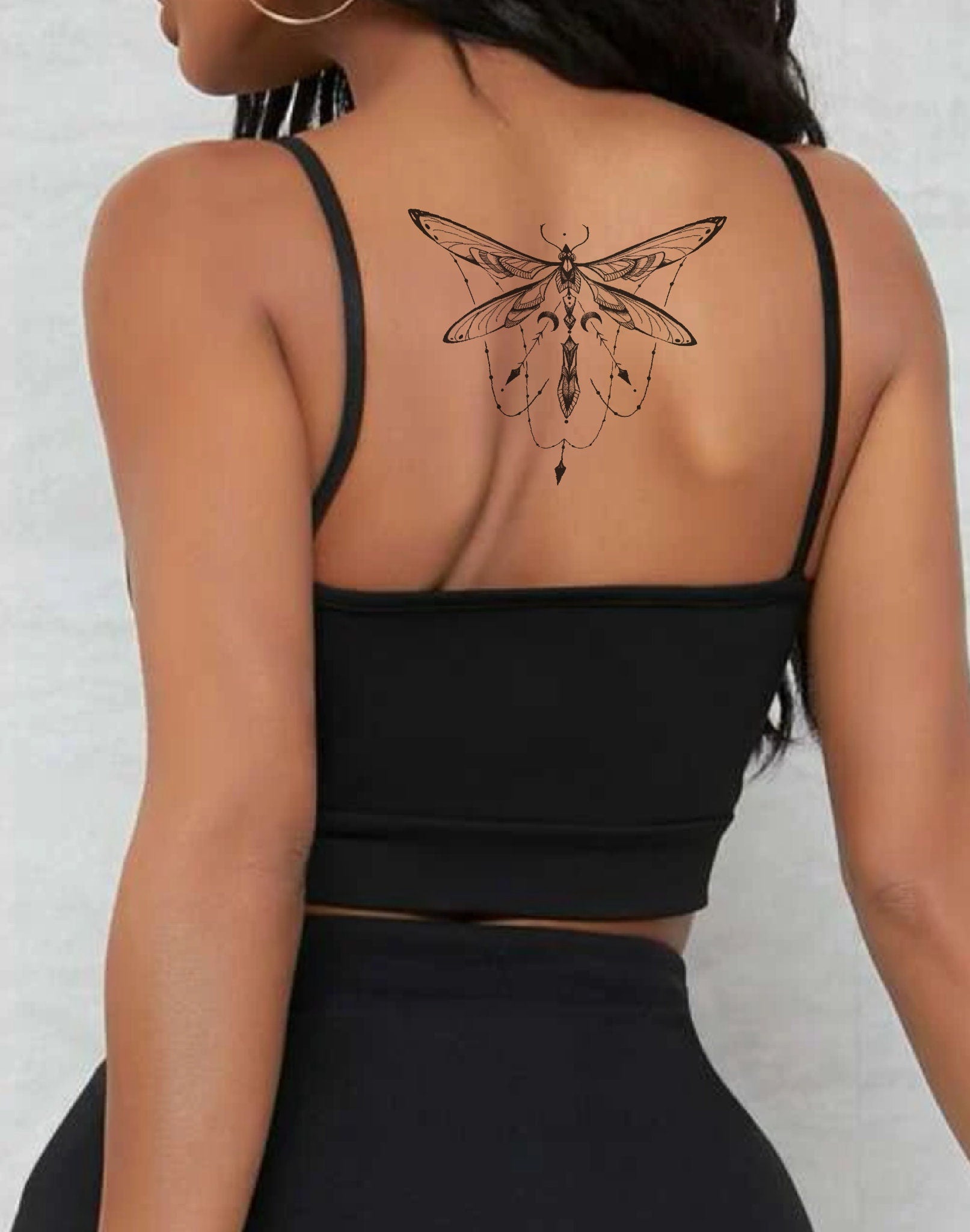 Dragonfly Wing Back Tattoo | TikTok