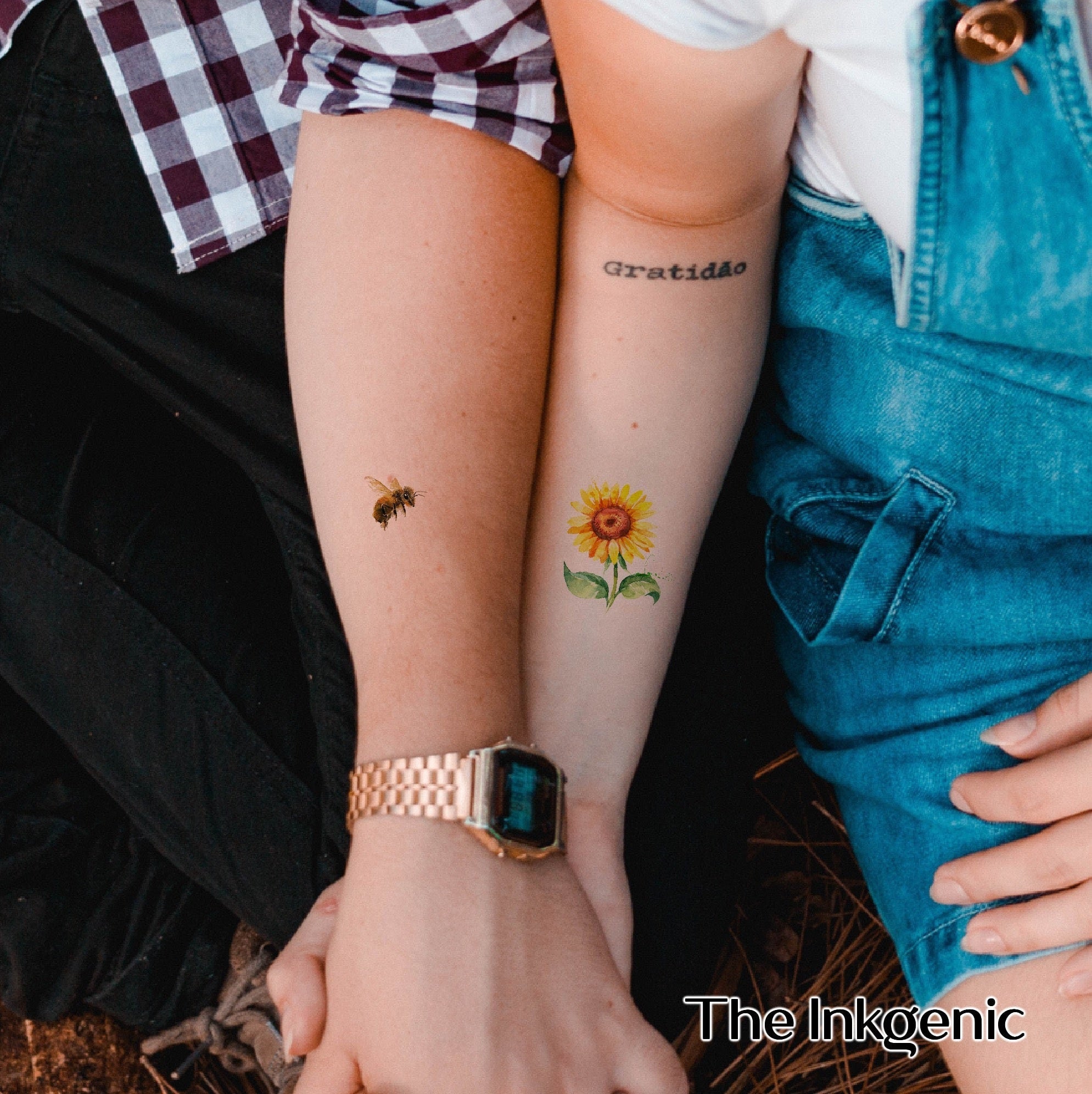 Justin Covert on Twitter Fun little matching sunflower tattoos from today  Thanks for looking matching tattoos bff httpstcoQsDMf2CIHu   Twitter