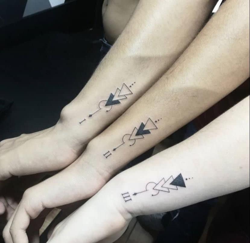 Earth Alchemical Symbol Temporary Tattoo - Set of 3 – Tatteco