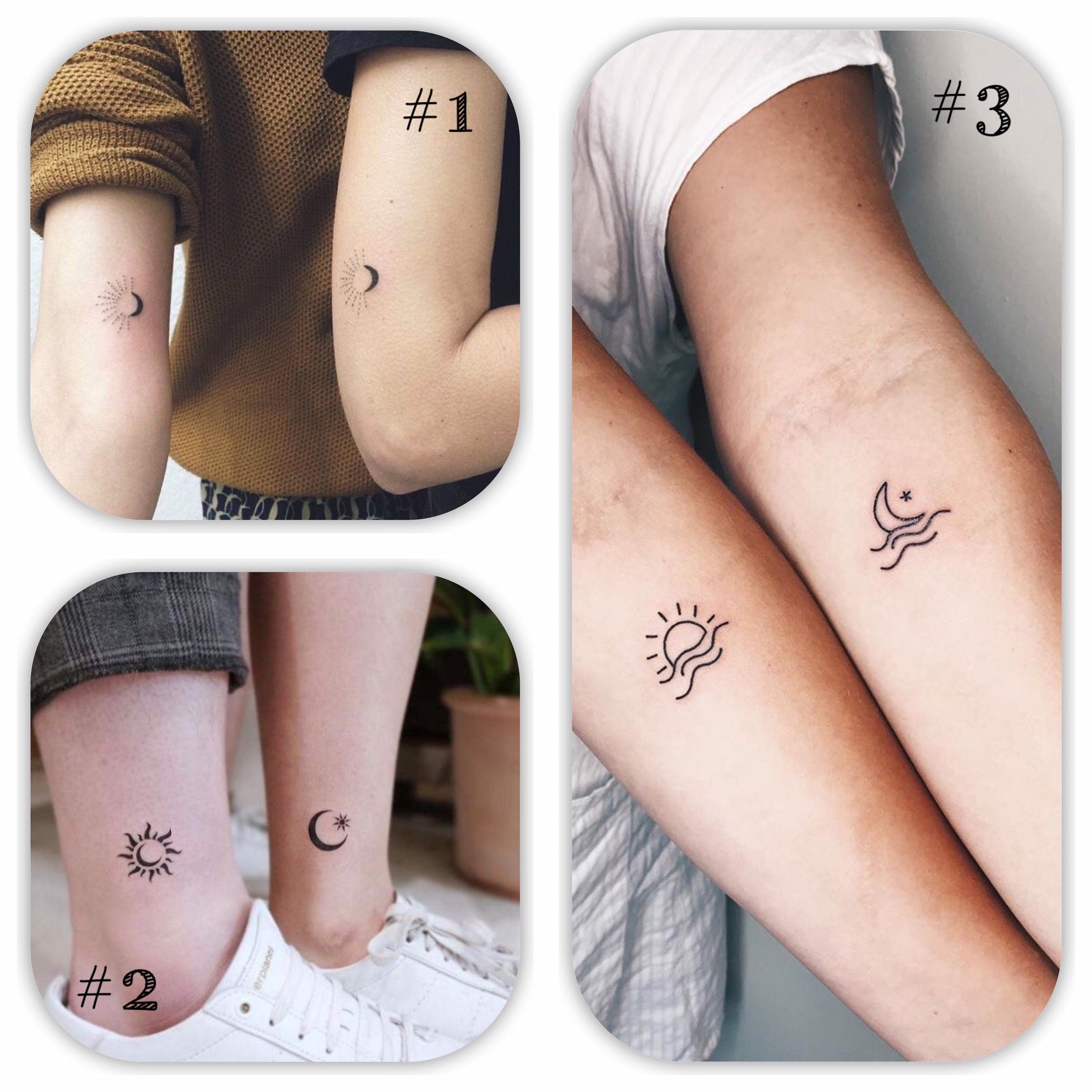 20 matching sun and moon tattoos for best friends and couples  Tukocoke