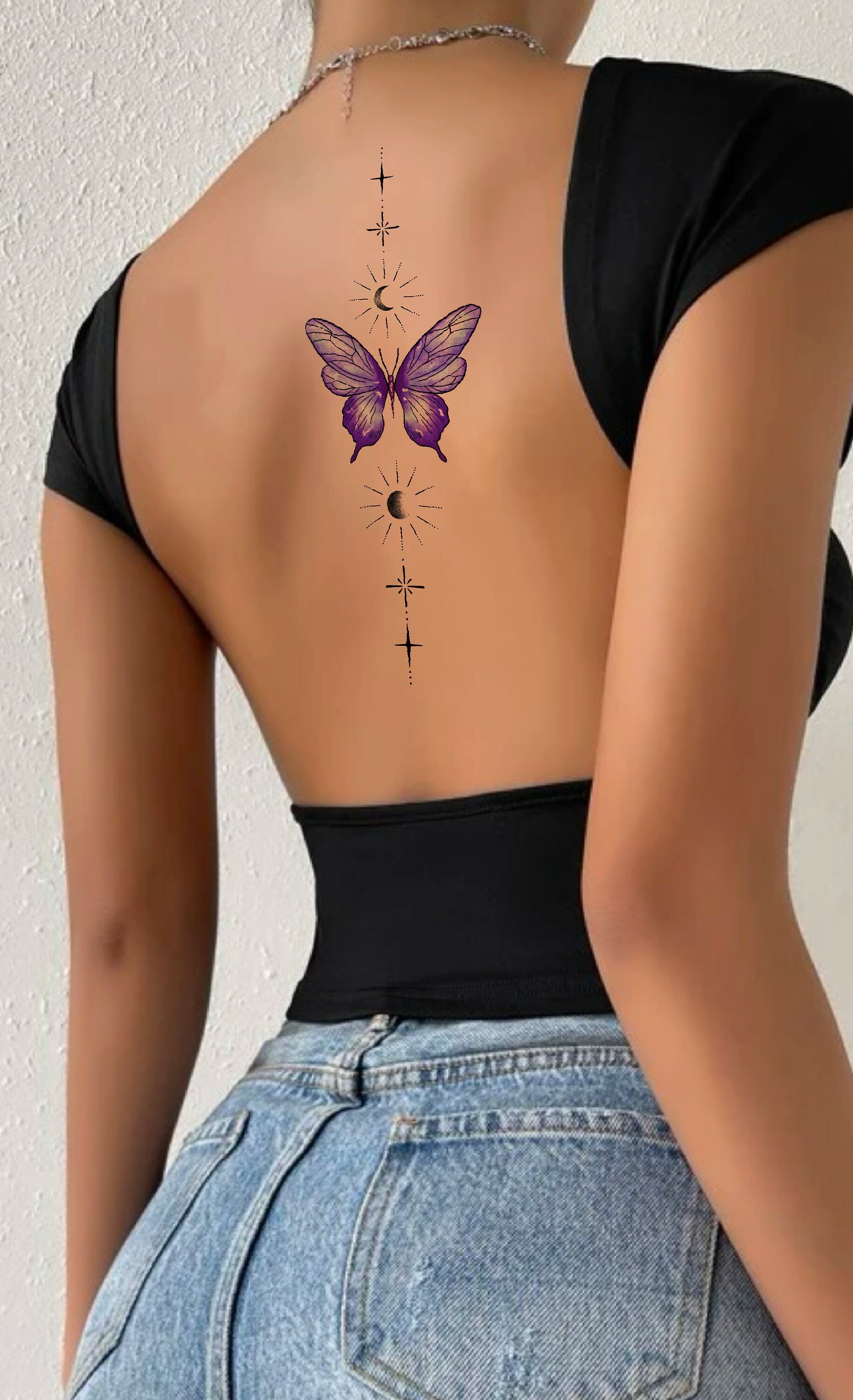 Floral butterfly tattoo done By  Broken Moon Tattoos  Facebook