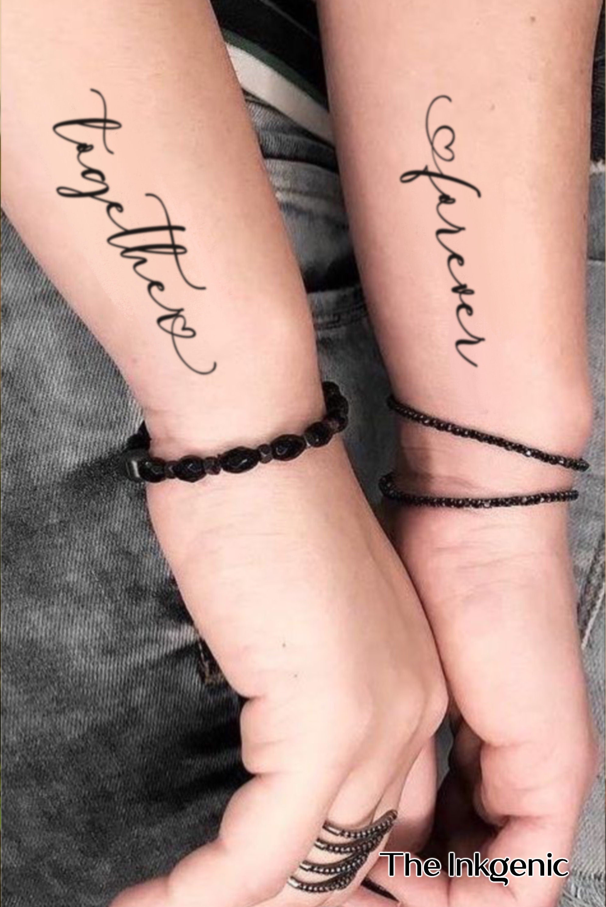 be linked forever tattoo idea  Tiny Tattoo inc