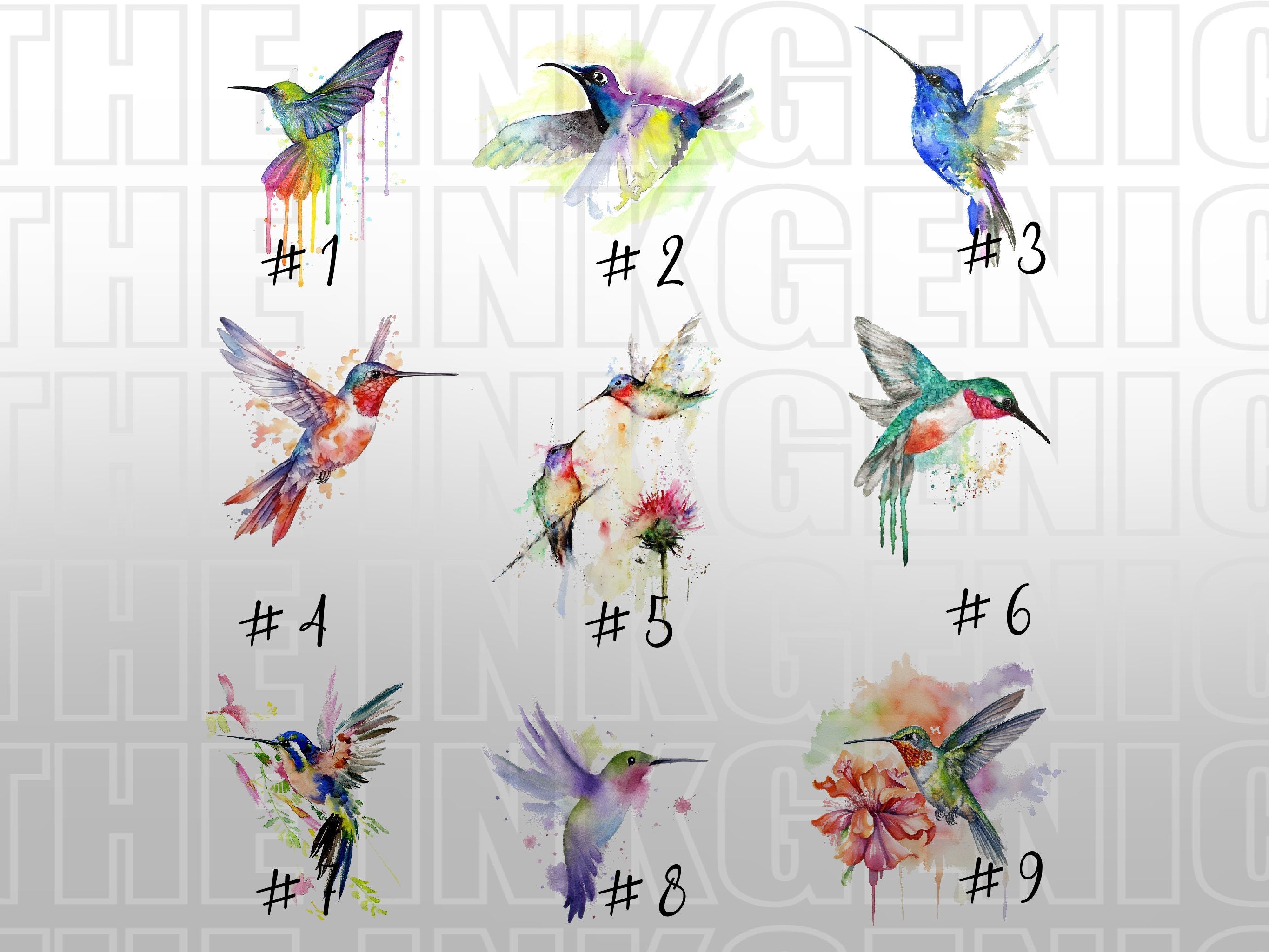 Top 174+ watercolour hummingbird tattoo