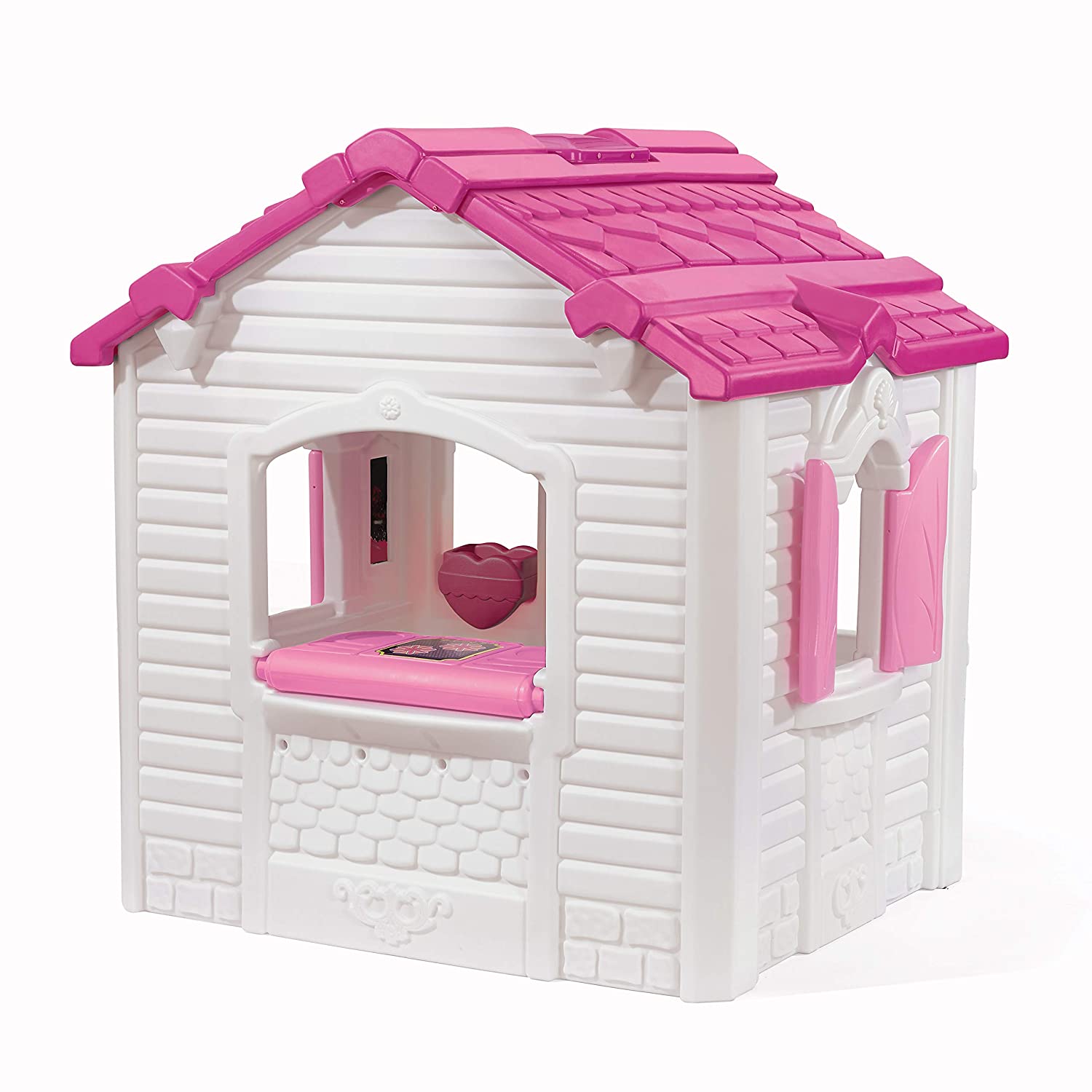 Step2 Sweetheart Playhouse - Pink White ,Princess Castle Playhouse for ...