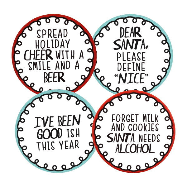 funny coaster set