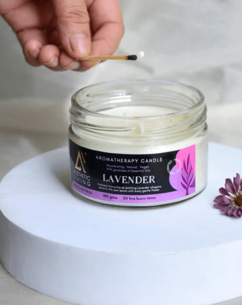 Sustainable Lavender Scented Candle
