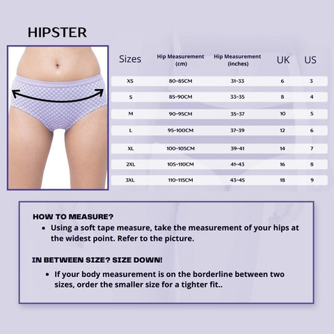 Buy Organic stain free period panty (hipster) Online - Suspire