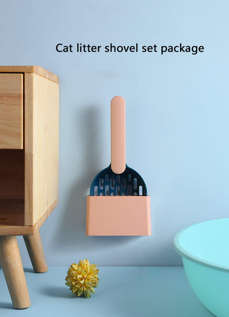 Cat Litter Scoop with Base - Cat Litter shovel set package