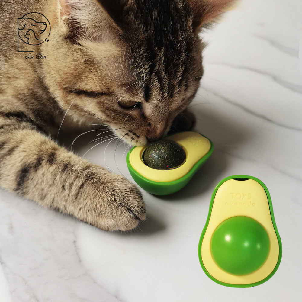 Catnip Ball Toy for Cat Licking Avocado Ball - Main Image 7