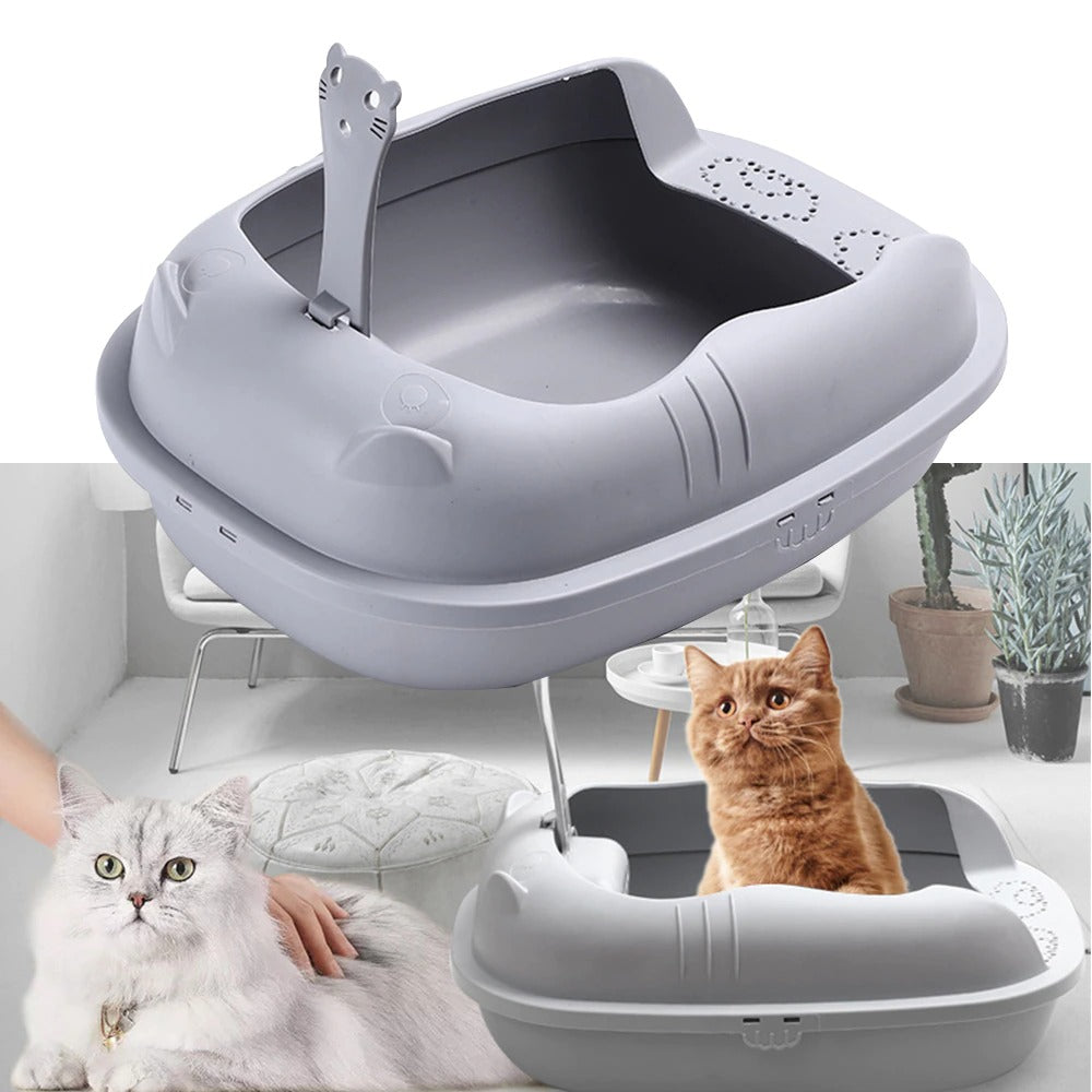 Cats Litter Box with Spoon - Cat Litter Box