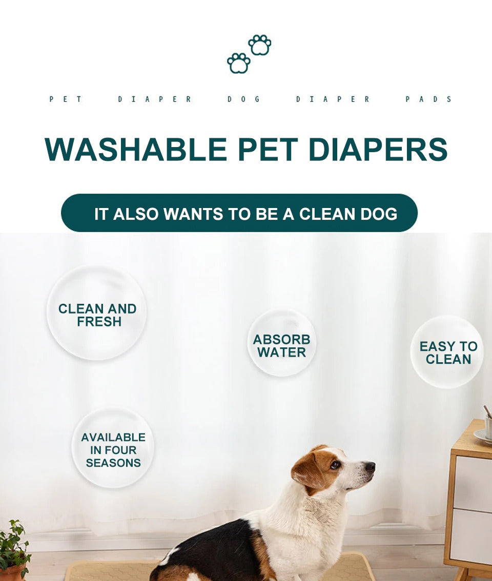 Dog washable Training pee pad.- Washable pee pads