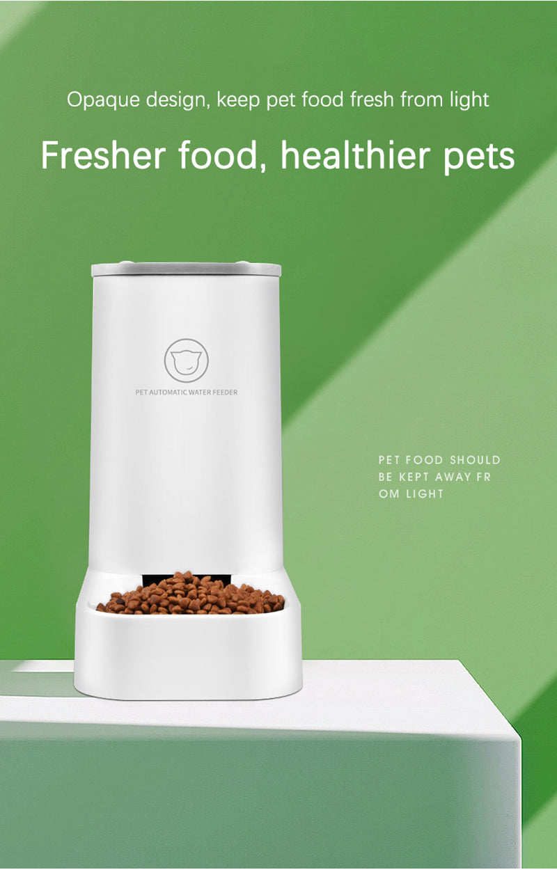 Pet Automatic Feeders Dogs Cats Water Dispenser Fountain Bottle - Fresher food, healthier pets