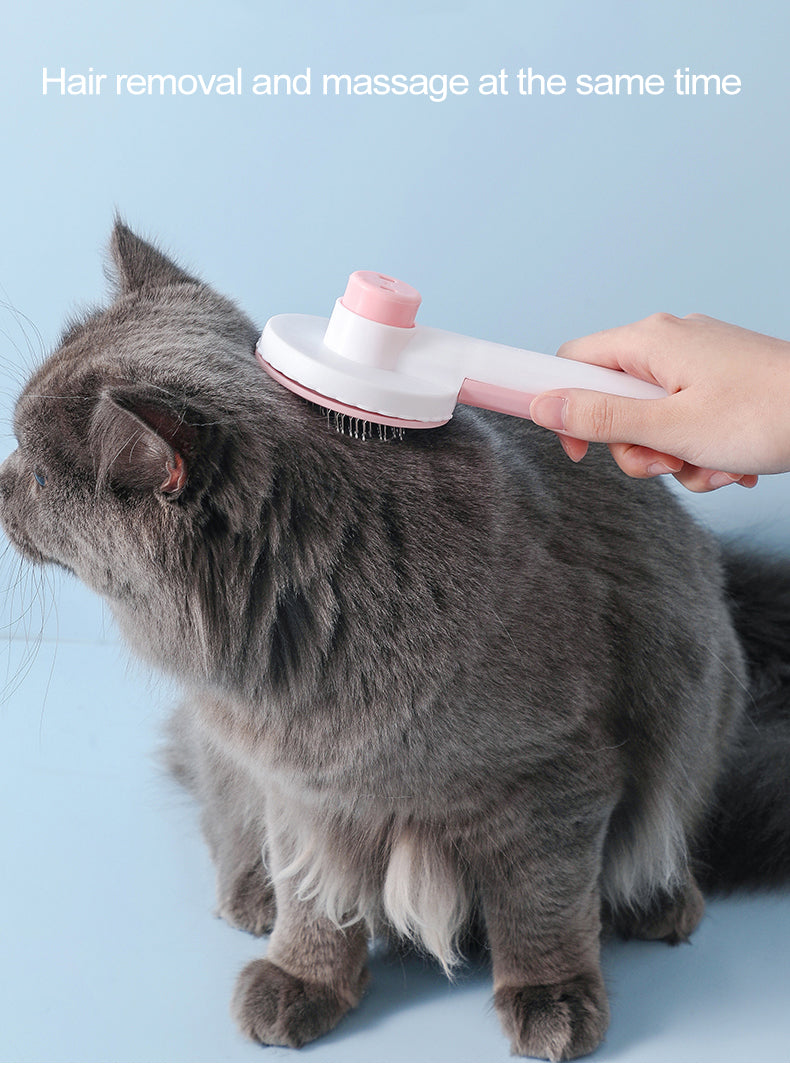 Pet Cat Brush Self Cleaning Slicker Brush for Cats Dogs - Detail 3