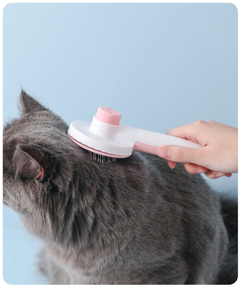 Pet Cat Brush Self Cleaning Slicker Brush for Cats Dogs - Detail 4