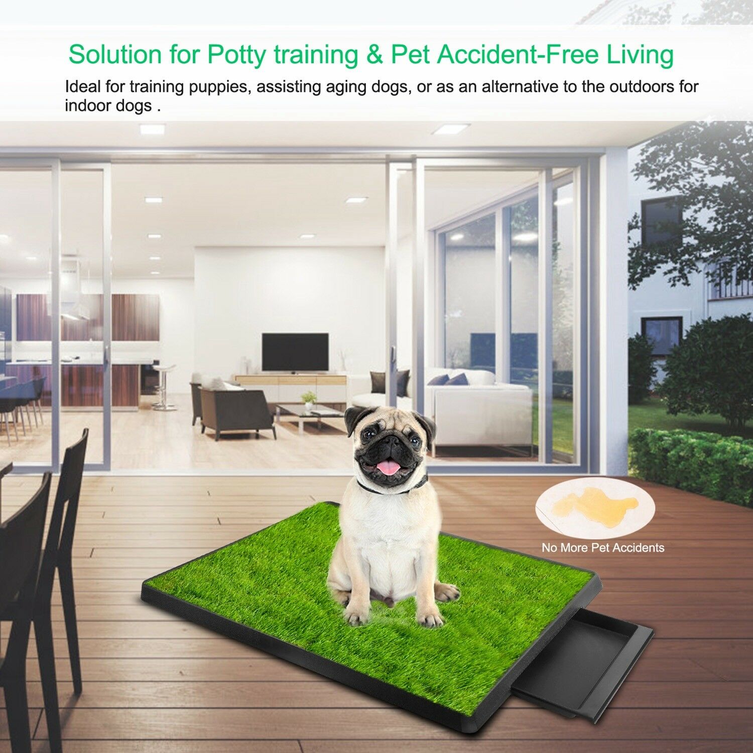 Pet Toilet Trainer Grass Mat for Puppy Potty Training - Solution for Potty Training