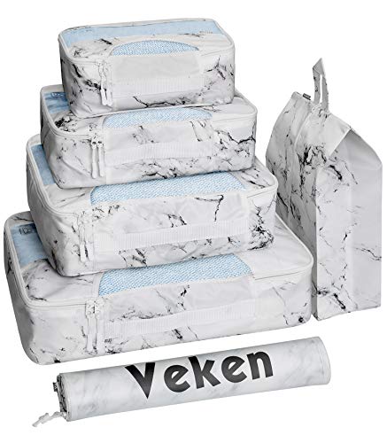 Veken 8 Set Emballage Cubes pour Valises, Travel Rwanda