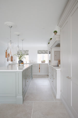 Kitchen Flooring Trends and Ideas Hambleton Ivory tumbled effect