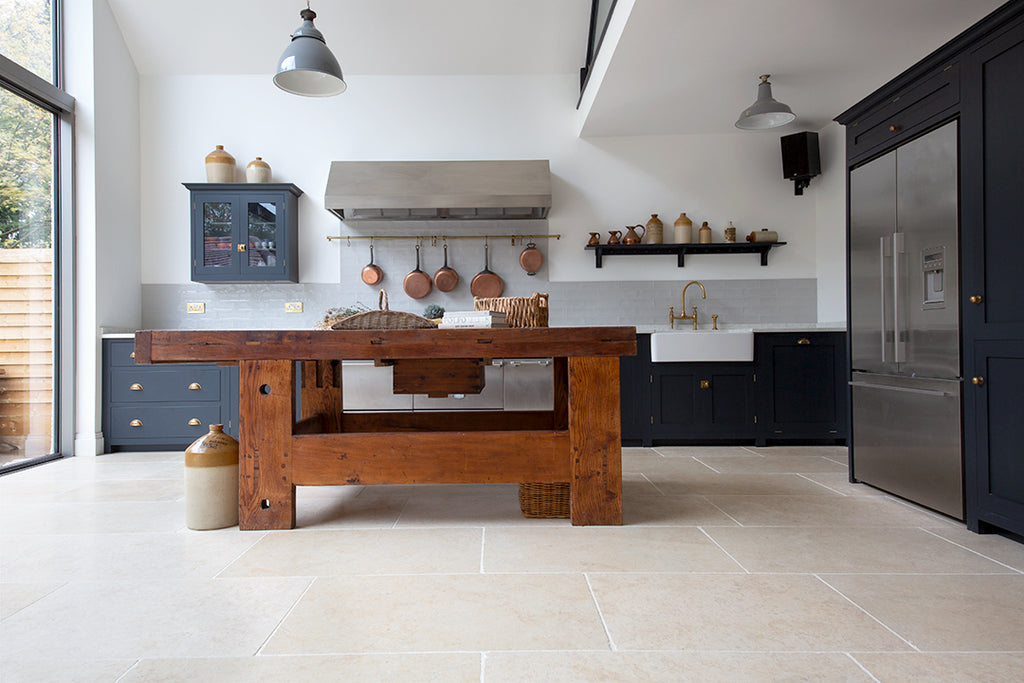 Limestone kitchen flooring trends