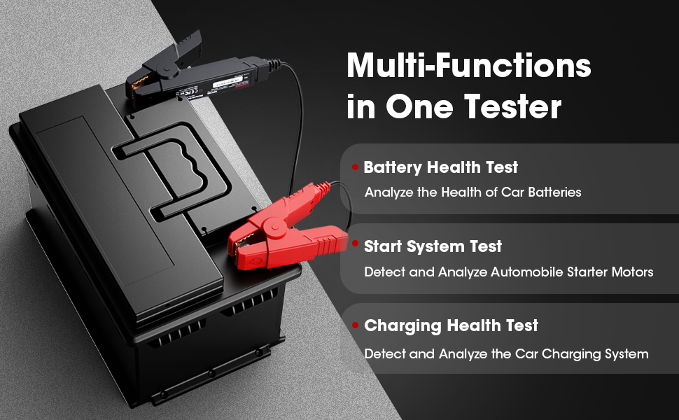 Launch BST-360 Bluetooth Batterietester für 6V 12V 24V Batterien