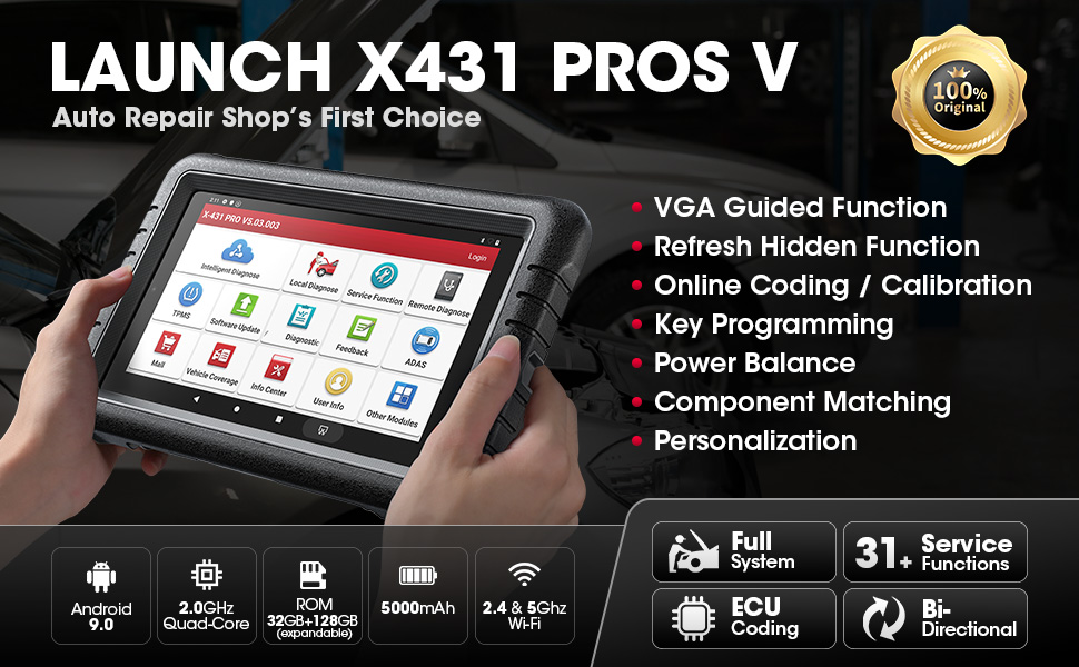 Launch X431 Pros V1.0 OE Level Full System Diagnostic Tool –  launchx431online