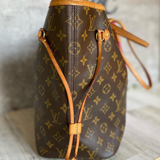 101% Authentic (Preloved Like New!!!) LV Neverfull MM - Rose