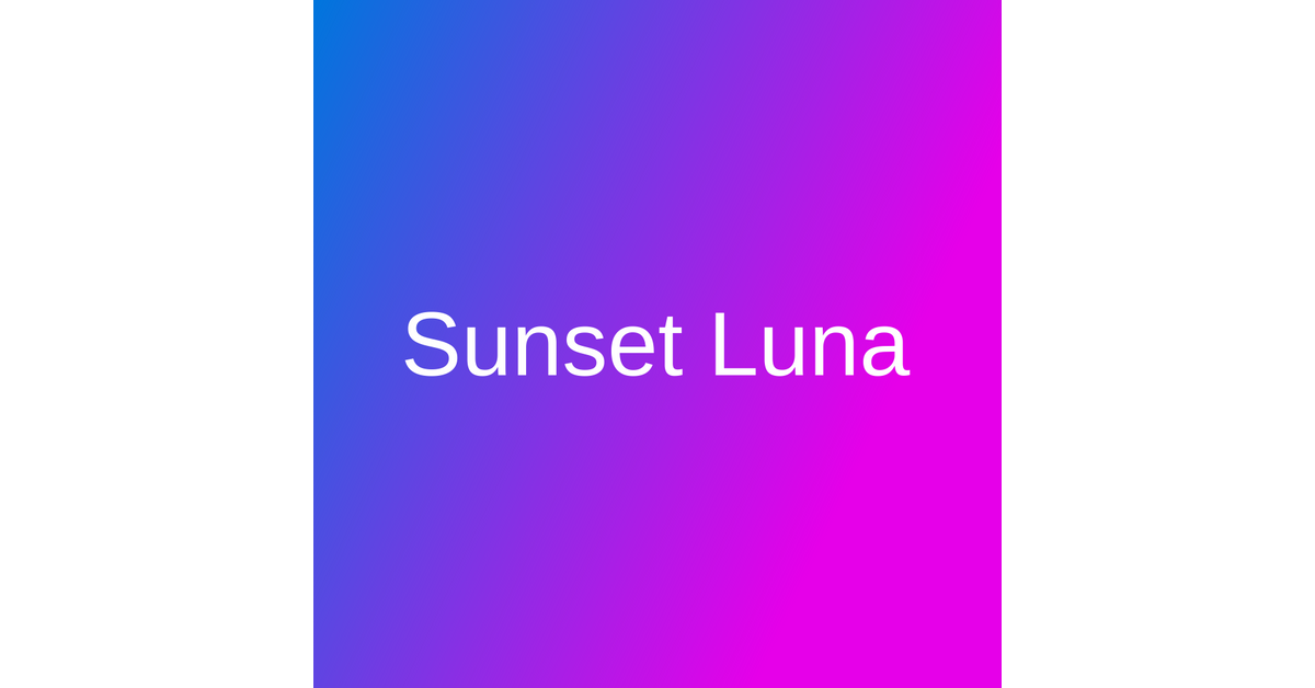 Sunset Luna