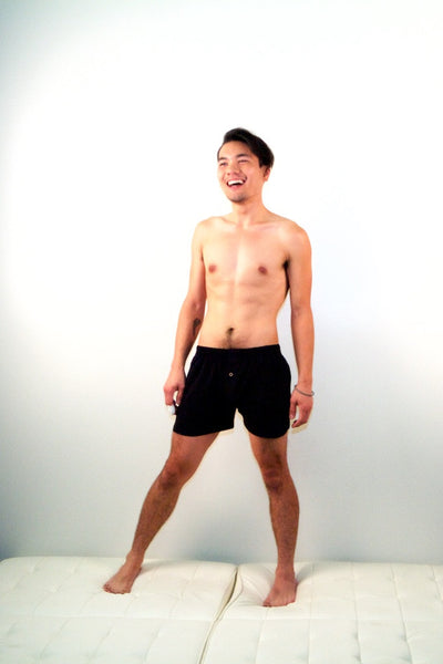 Black Organic Cotton Boxer – amren tulano