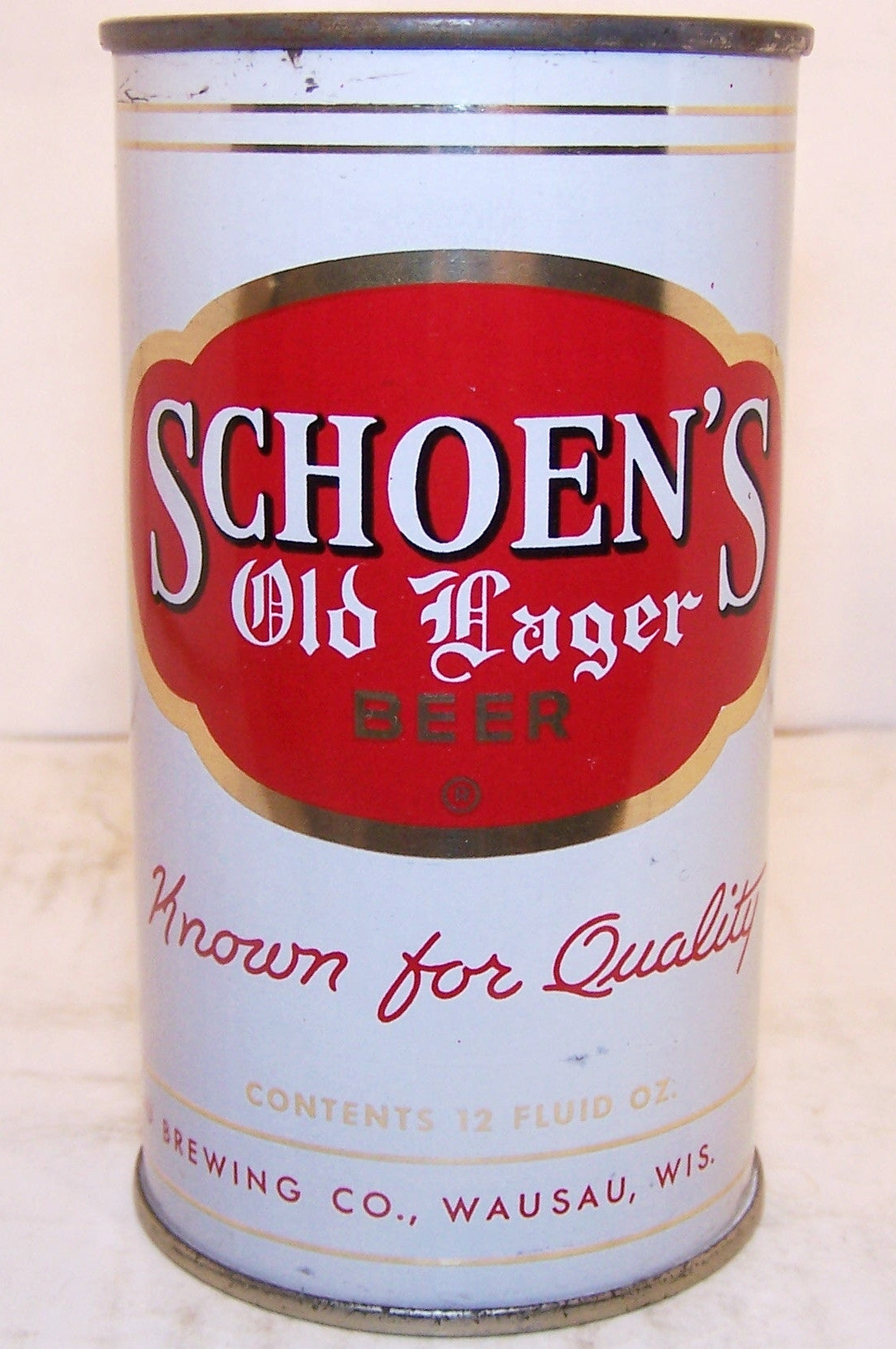 Schoen's Old Lager Beer, USBC 131-36, Grade 1/1+ Sold on 2/22/15 – Beer