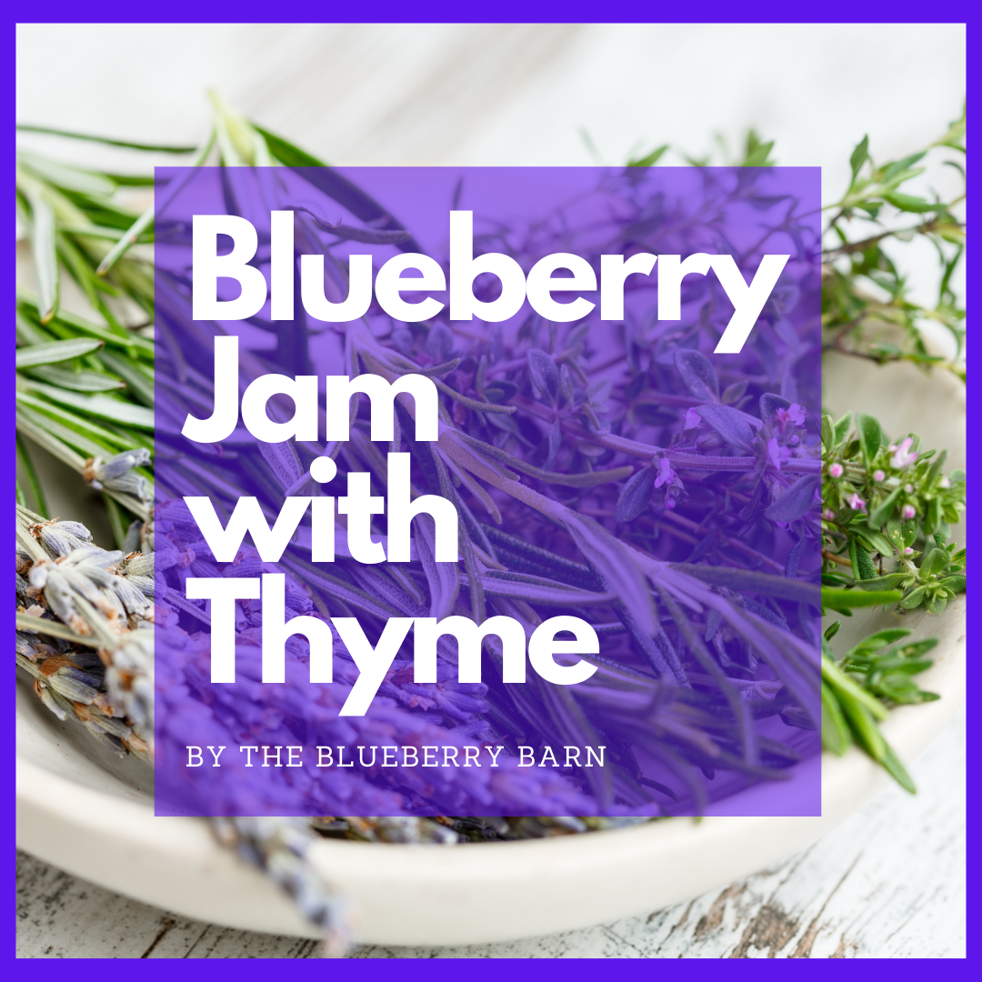 how to make blueberry jam with thyme and lime 