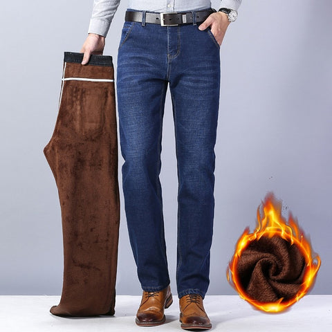 Bemiddelen detectie Dakloos FlexFleece Jeans™ - Warme Heren Jeans – Reavu-Amsterdam