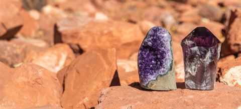 Amethyst Crystals In Sedona Vortex