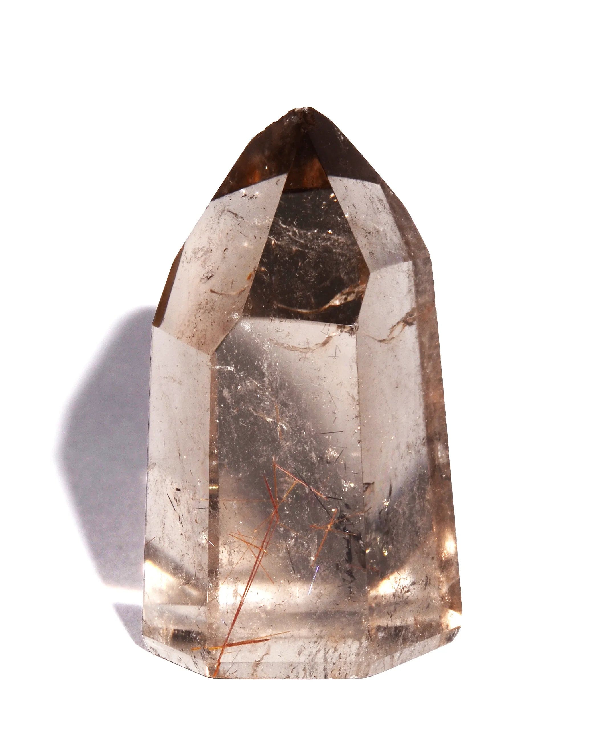 Smoky Rutilated Quartz Point