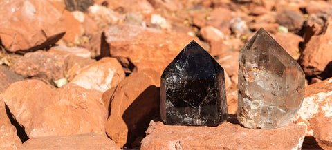 Smoky Quartz Crystals in Sedona