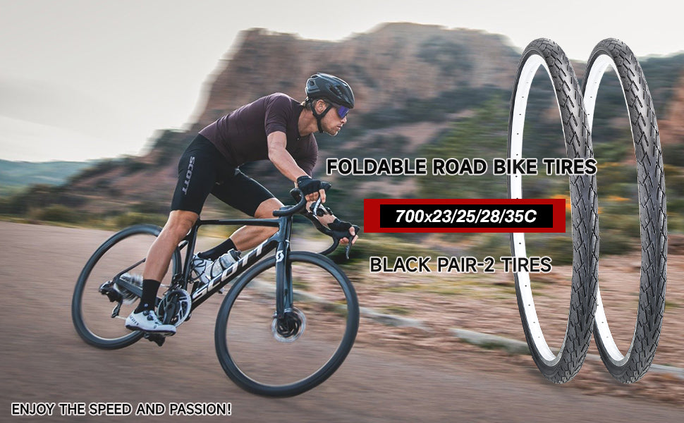 Hycline 700C x 23C | 25C | 28C | 35C road bike tire for sale banner picture