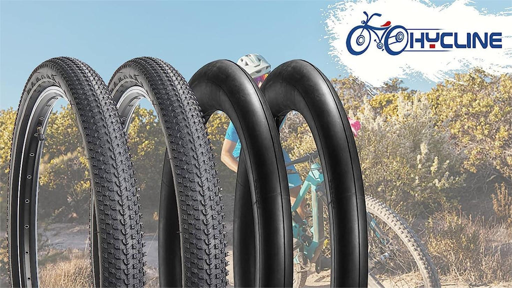 2 Pack MTB Bike Tire Plus Inner Tubes Set - 27.5×2.10/2.125 Inch