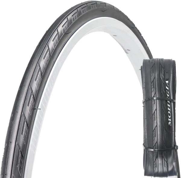 Best hybrid road tire 700×25/28/35C for racing rides or city commutes.