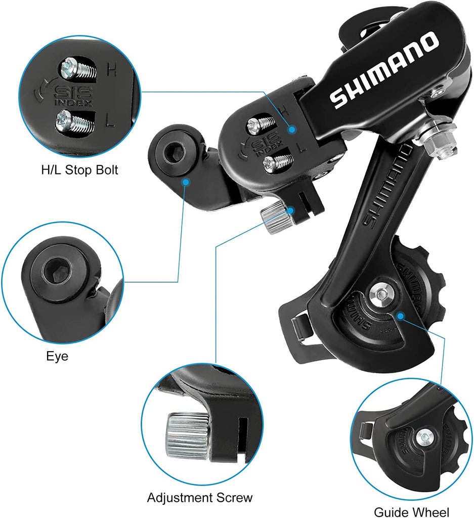 Shimano RD-TZ31A Bike Rear Derailleur Detail Photo