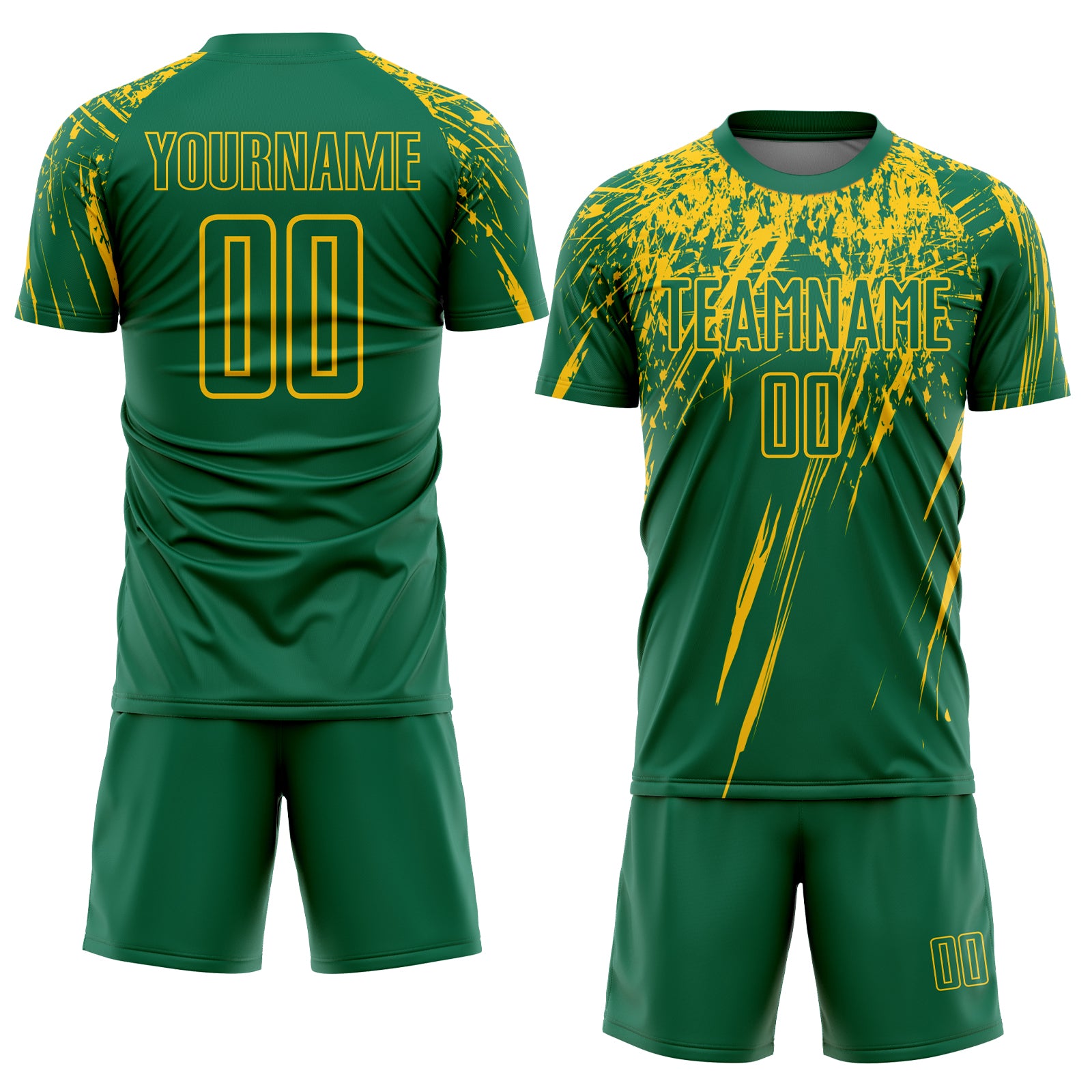 Retro Gold - Custom Soccer Jerseys Kit Sublimated for University