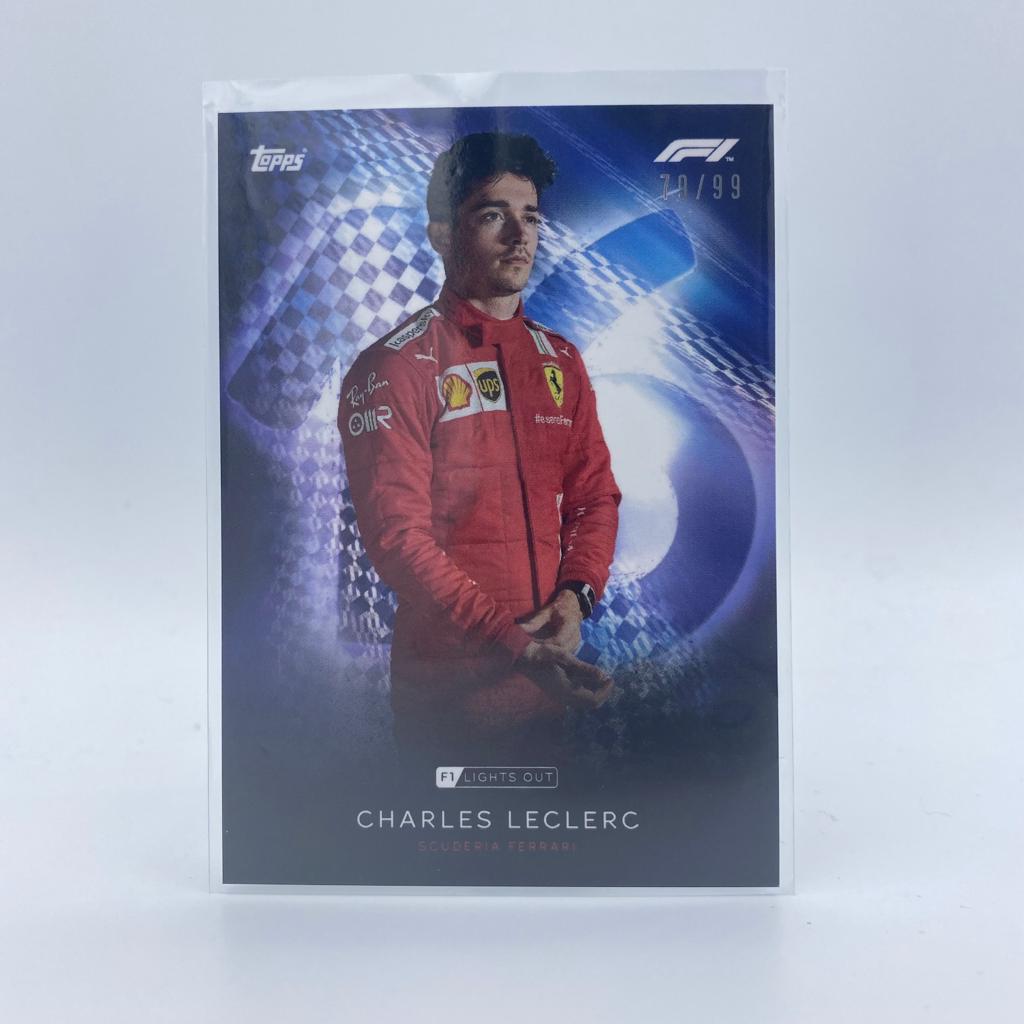 週末限定直輸入♪ Charles Leclerc Topps f1 ルクレール サイン カード