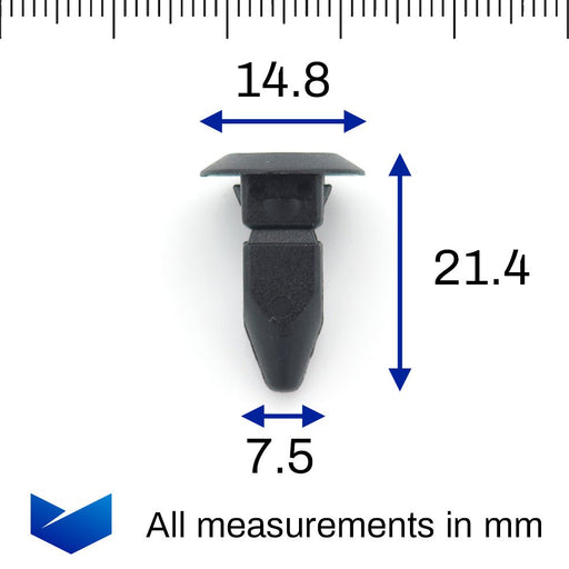 Audi Wheel Arch Lining Screws, Audi N90775001 — VehicleClips