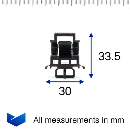 9.5mm Screw Fit Bumper, Side Skirt & Undertray Retainer Clip, Toyota 9 —  VehicleClips