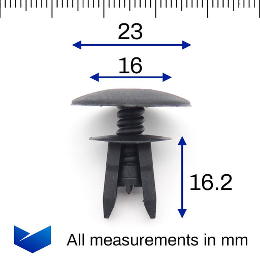 Interior & Exterior Screw Fit Trim Panel Clips- Volkswagen 1H0867199A —  VehicleClips