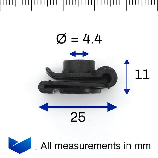 Blechmutter / Spire-Clip – Audi Unterboden- und Motorschild-Clips –  8D0805960